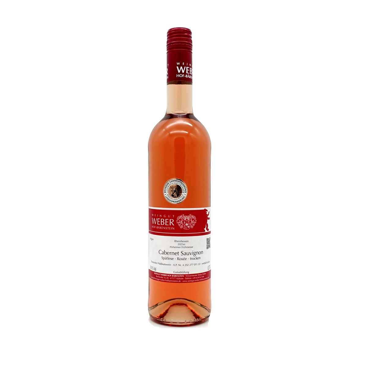 2021er Alsheimer Frühmesse Rosée – Cabernet Sauvignon Spätlese 0,75l